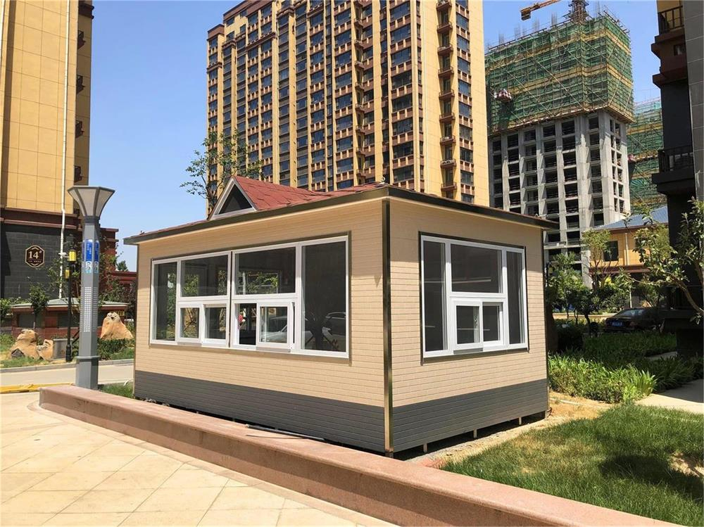 金属雕花板活动房