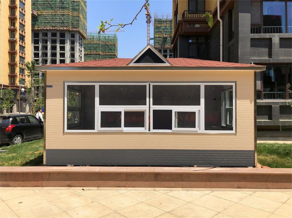 金属雕花板活动房